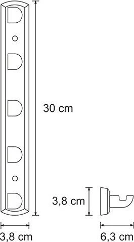 Крючок WasserKraft Kammel K-8375