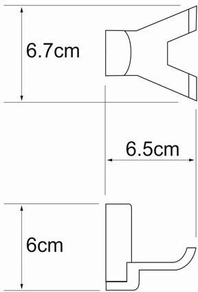 Крючок WasserKraft Leine K-5023DW