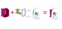 Смеситель скрытого монтажа Ravak Chrome CR 066.00 без переключателя для R-box X070057