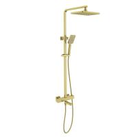 Душевая система Timo Tetra-thermo SX-0169/17 с термостатом Золотой
