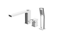 Смеситель BelBagno "Romano" ROM-BVD-CRM, на борт ванны, рычажный, экономичный, латунь, хром