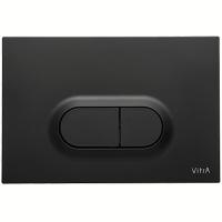 Клавиша смыва Vitra Loop O 740-0511 Черная матовая