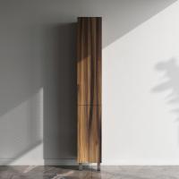 M90CSL0306HF GEM, шкаф-колонна, напольный, левый, 30 см, двери, push-to-open, цвет: орех