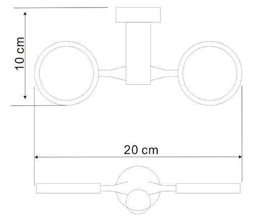 Держатель двойной WasserKraft Donau C177