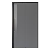 Дверь в нишу NG-85-13TB (130*195) черный матовый, стекло тонированное, 1 место