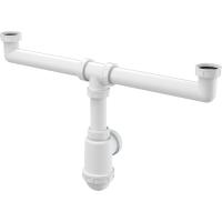 Сифон для кухонной мойки Alcaplast A448-DN50/40 Белый