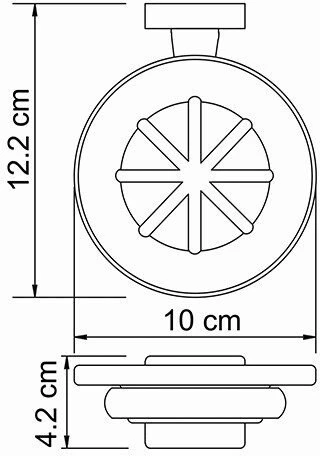 Мыльница WasserKraft Lippe K-6529