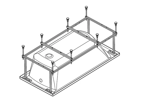 Монтажный комплект для ванны Santek Каледония 160х75 1.WH30.2.389
