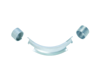 Фиксатор поворота трубы REHAU 25/90гр с кольцами, оцинк. сталь
