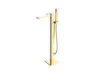 Смеситель BelBagno "LUCE" LUC-FMT-ORO, латунь, выдвижной излив