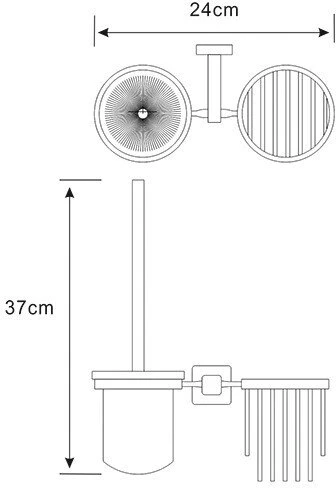Ершик WasserKraft Lippe K-6535
