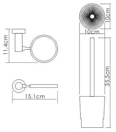 Ершик WasserKraft K-28227 подвесная