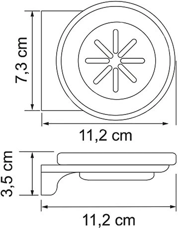 Мыльница WasserKraft Kammel K-8329white