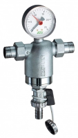 Фильтр 1/2", 100 мкм с манометром FAR FA 3944 12100