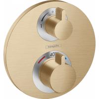 Смеситель для душа Hansgrohe Ecostat S 15758140 с термостатом Бронзовый