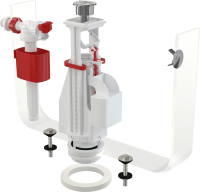 Механизм смыва для бачка AlcaPlast SA08AK 1/2" CHROM