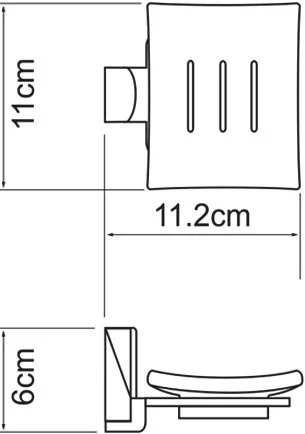 Мыльница WasserKraft Leine K-5029WHITE