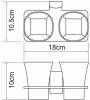 Стакан WasserKraft Exter K-5228D