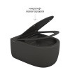 EGO XL, матовый антрацит, микролифт, быстросъёмное