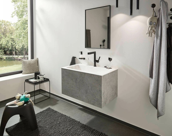 Дозатор для жидкого мыла Hansgrohe AddStoris 41745670 Черный матовый