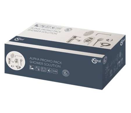 Комплект смесителей Ideal Standard Alpha BD003AA Хром