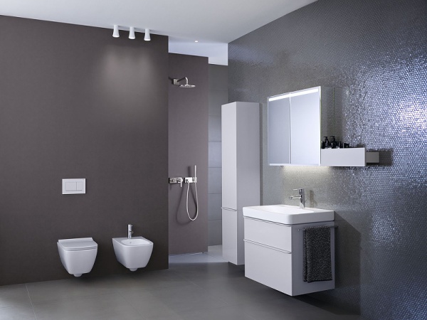 Зеркальный шкаф Geberit Smyle Square 60 500.273.00.1 подвесной Белый