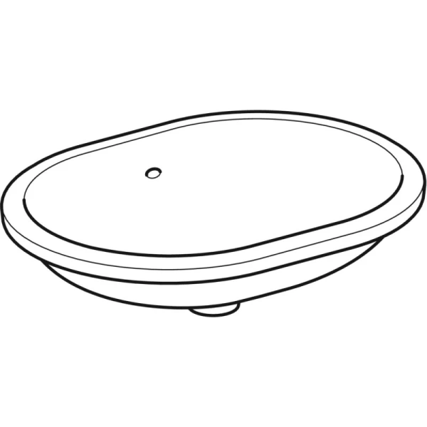 Раковина 62,5x49 см Geberit VariForm 500.756.01.2