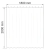 Штора для ванной WasserKraft Ammer SC-70101