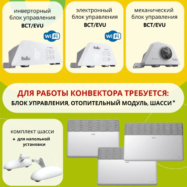 Управляющий блок Ballu Elect. BCT/EVU-4E