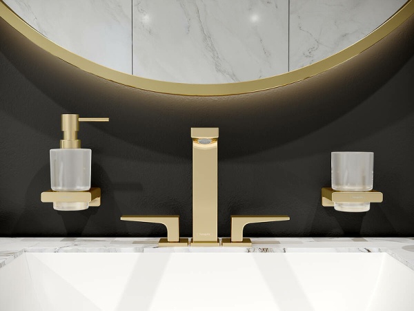Стакан для зубных щеток Hansgrohe AddStoris 41749990 Полированное золото