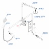 A172071 Встраиваемый комплект для ванны с верхней насадкой, лейкой и изливом