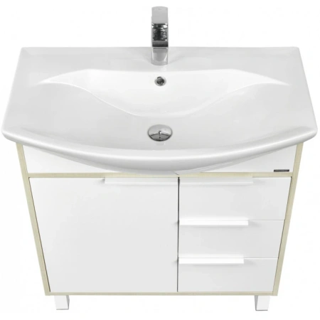 Тумба с раковиной Aquaton Рико 80 1A2154K1RIB90