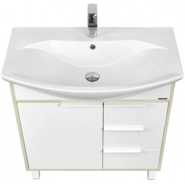 Тумба с раковиной Aquaton Рико 80 1A2154K1RIB90