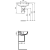 Полупьедестал Ideal Standard Esedra T282901