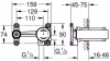 Скрытая часть смесителя для раковины Grohe 23571000