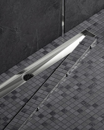 Душевой лоток Timo Drain System 70 DS230207/00 с решеткой Хром / под плитку