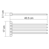 Полотенцедержатель Wasserkraft Kammel K-1034BLACK