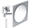 Зеркало WasserKraft K-1008 с LED-подсветкой, 3-х кратным увеличением