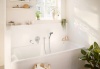 Смеситель Hansgrohe "Rebris", для душа, нержавеющая сталь, встраиваемый, высота 187 см
