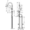 Смеситель для кухни Hansgrohe Talis M5214-H260 73864000 Хром