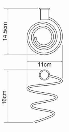 Держатель фена WasserKraft K-1080