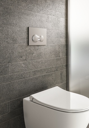 Клавиша смыва Vitra Sirius 740-0486 Хром матовый