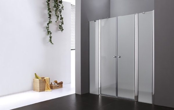 Душевая дверь Cezares Elena 240 ELENA-W-B-22-240-P-Cr профиль Хром стекло рифленое