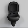 Унитаз Diamond 123T20201R (530*405*375) МАТОВЫЙ ЧЕРНЫЙ подвесной БЕЗОБОДКОВЫЙ, 1место