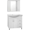 Тумба без раковины Style Line Эко Стандарт 25 (3 ящ.) для раковины Коралл 82, правая