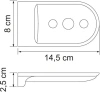Мыльница WasserKraft Kammel K-8369WHITE