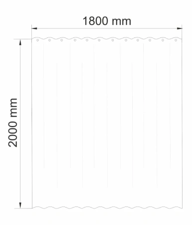 Штора для ванной WasserKraft Rhein SC-62102