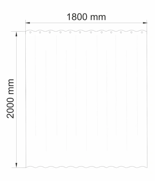 Штора для ванной WasserKraft Rhein SC-62102