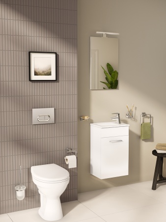 Комплект мебели для ванной Vitra Mia 40 R 75022 подвесной Белый глянцевый