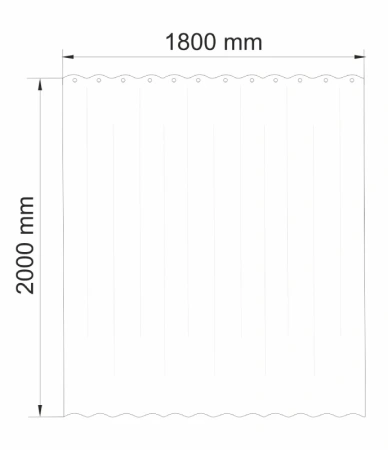 Штора для ванной WasserKraft Ammer SC-70103